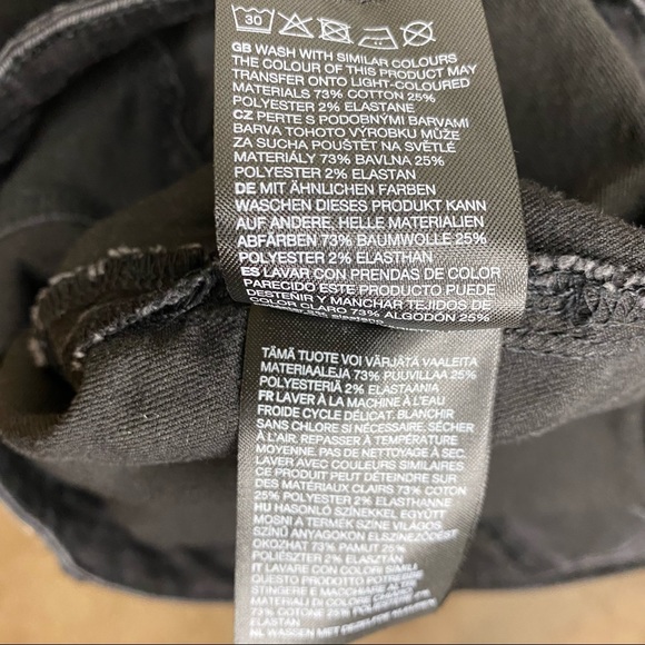 Black High Spray Skinny Jeans Stretch, Revolve ASOS, Size S - Picture 14 of 15